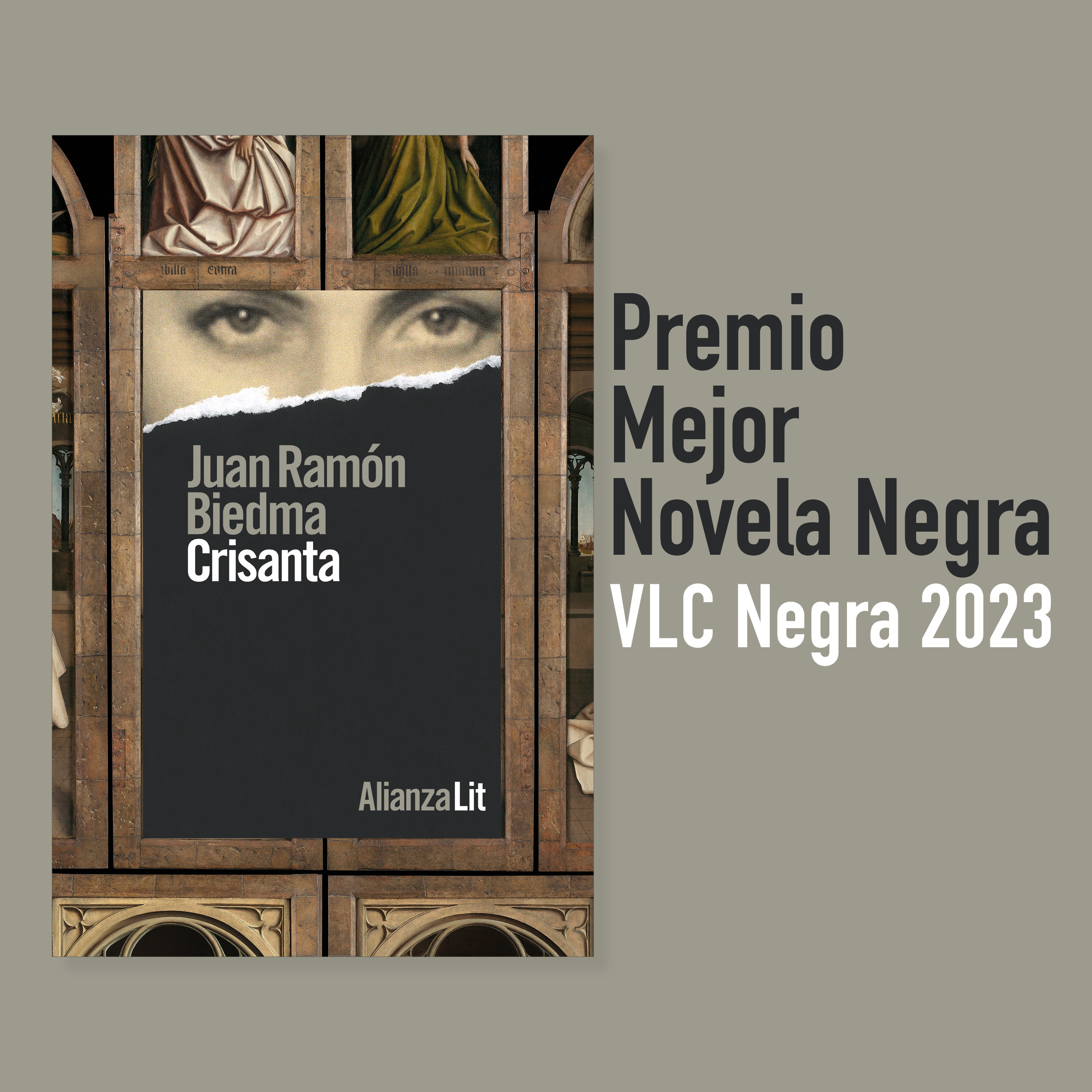 Crisanta, de Juan Ramón Biedma, gana el premio a la Mejor Novela Negra del Festival Valencia Negra