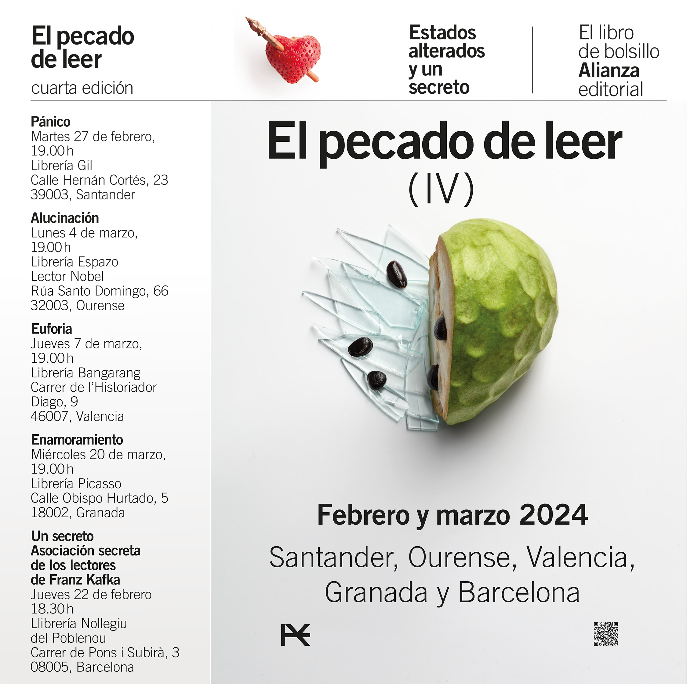 EL PECADO DE LEER IV:Â Estados alterados y un secreto