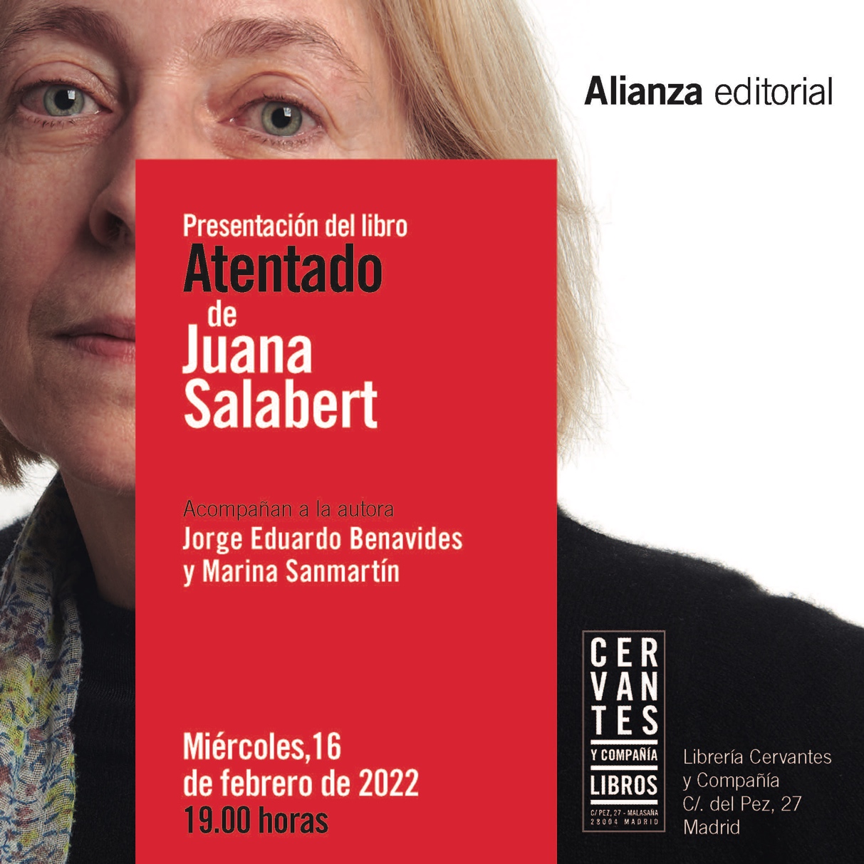 Presentación de <em>Atentado, </em>de Juana Salabert