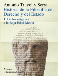 Historia de la filosofía del Derecho y del Estado